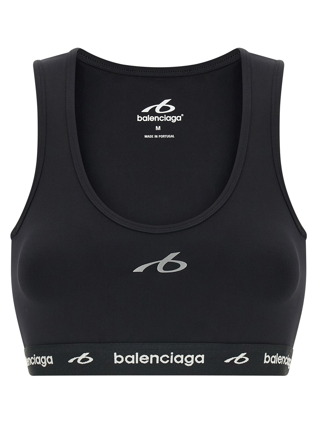 Balenciaga Schwarzer Polyamid-Sport-BH