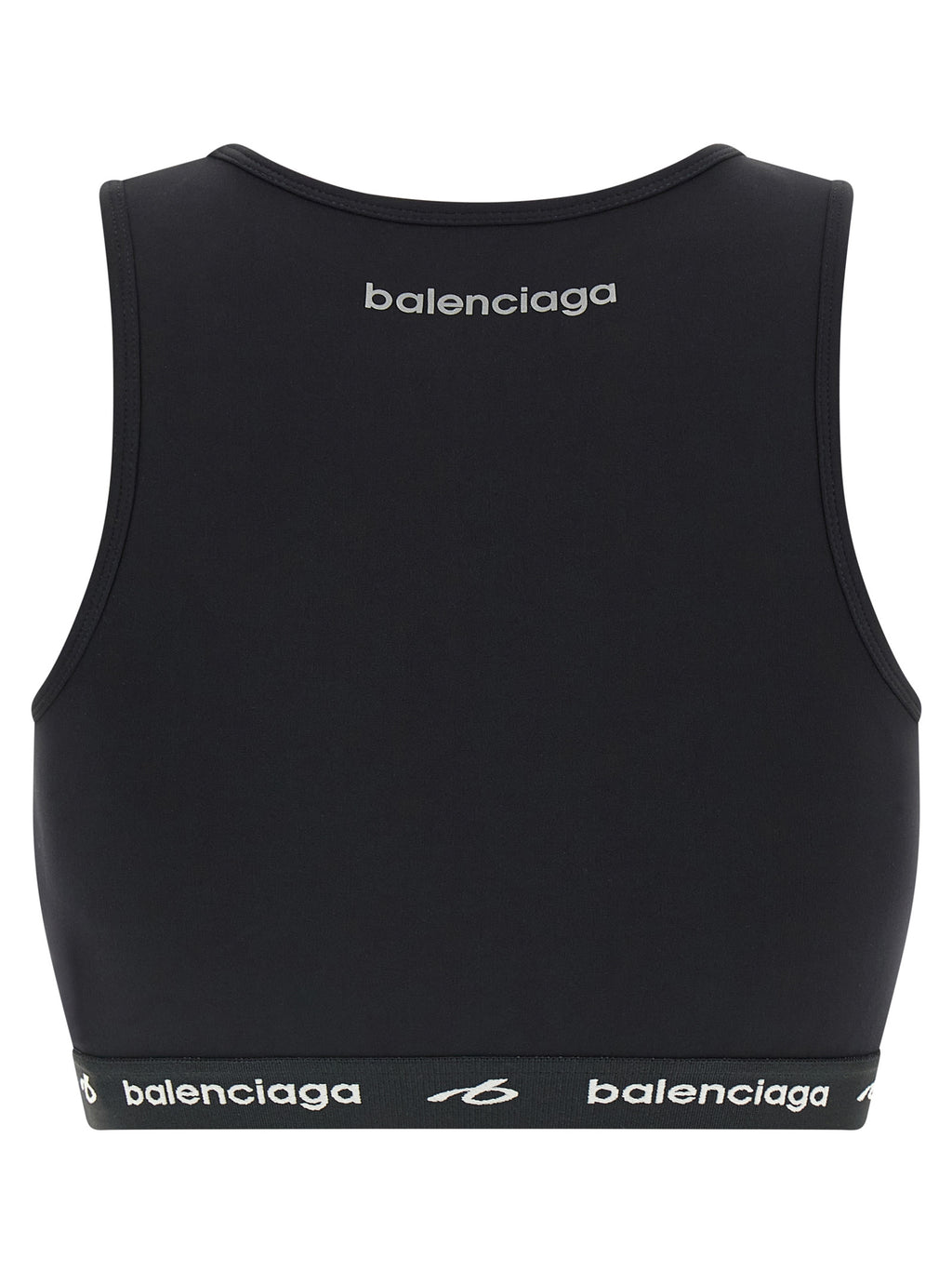 Balenciaga Schwarzer Polyamid-Sport-BH