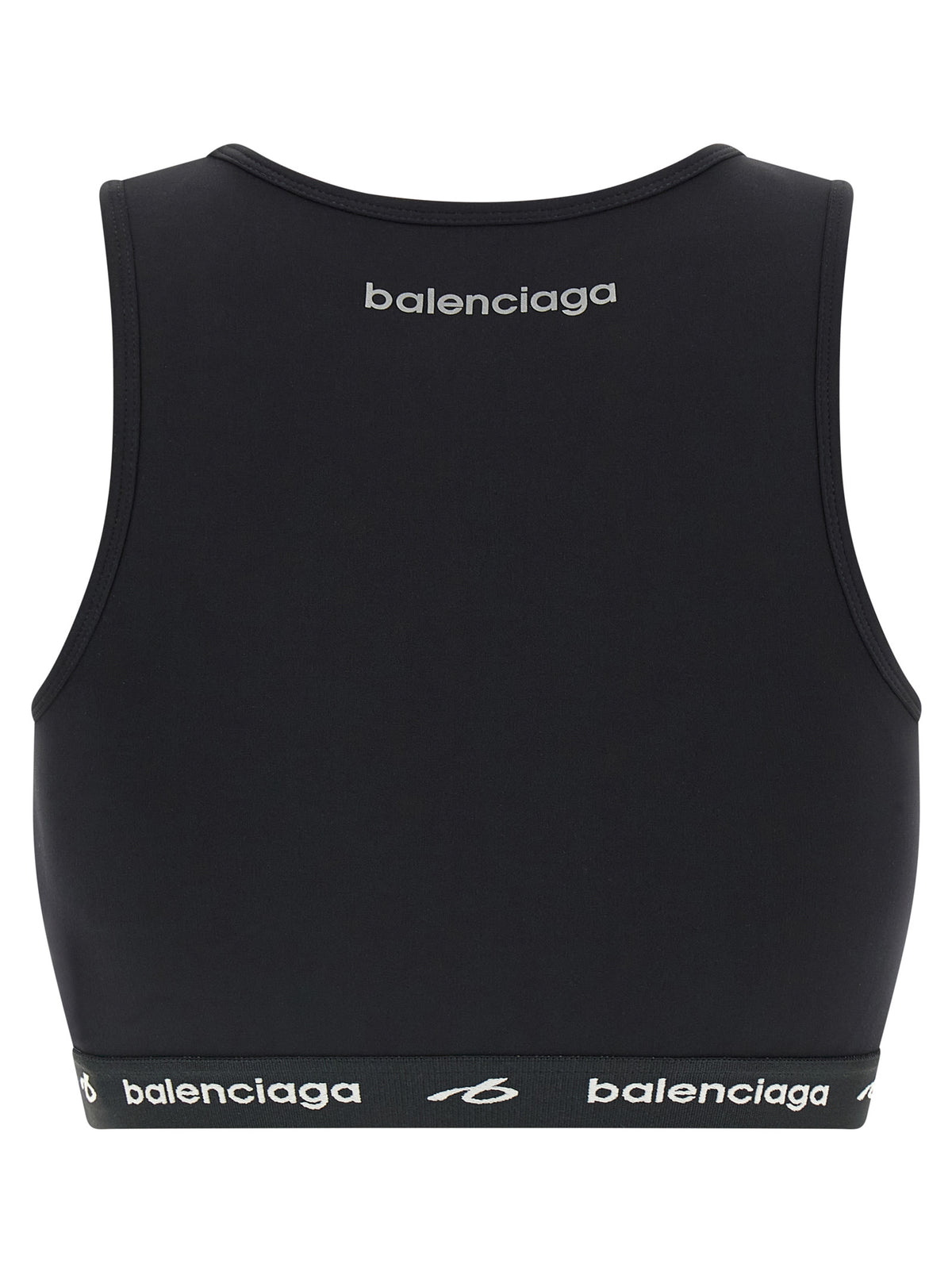 Balenciaga Schwarzer Polyamid-Sport-BH