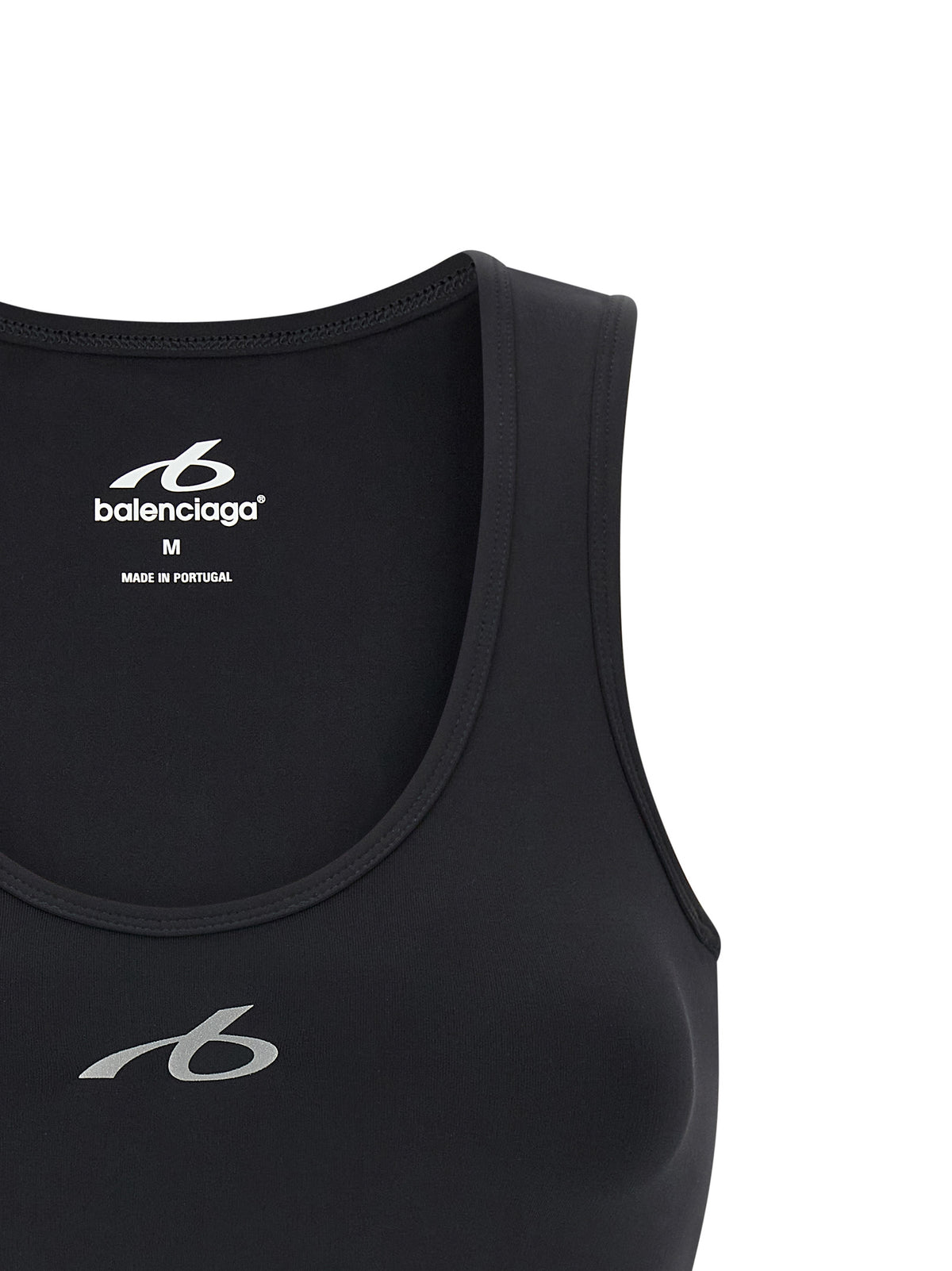 Balenciaga Schwarzer Polyamid-Sport-BH