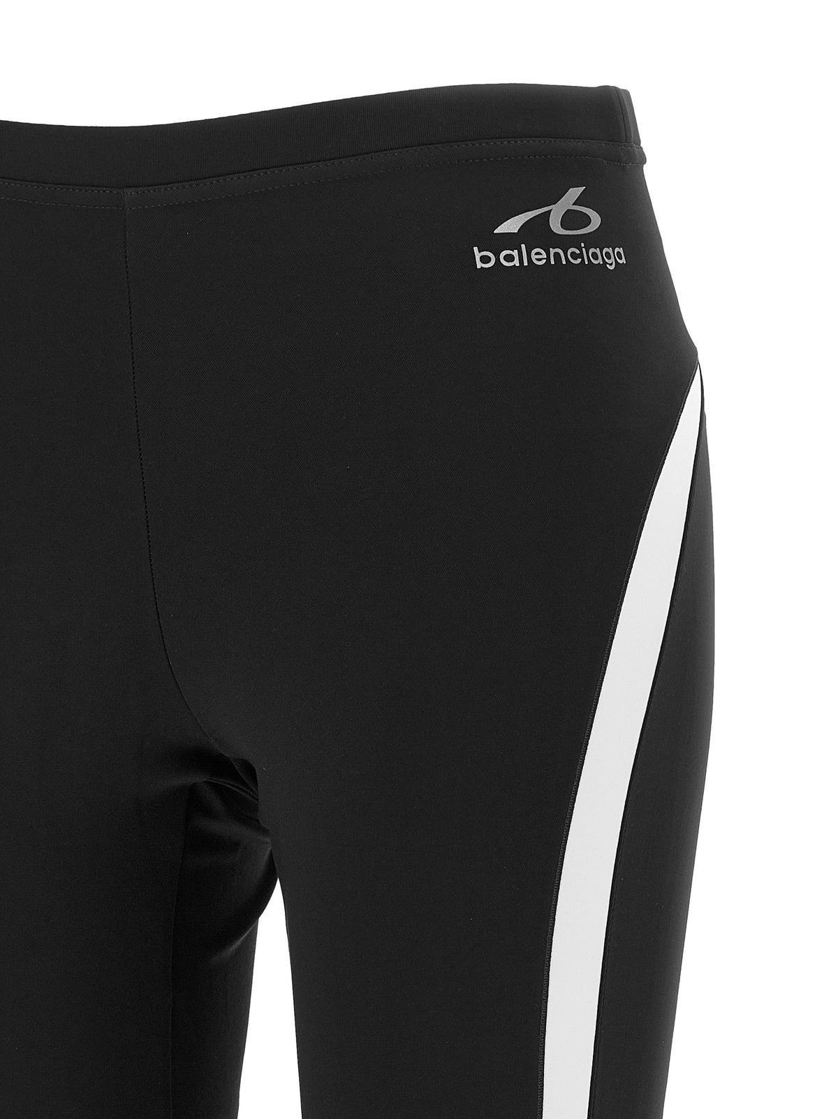 Balenciaga Schwarze Leggings aus Polyamid
