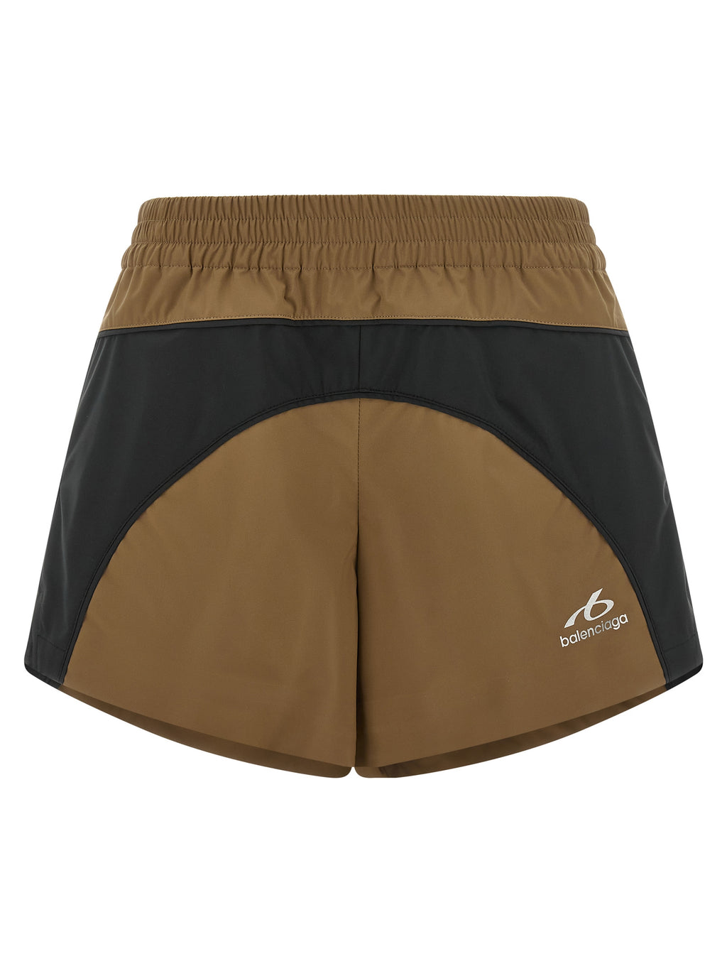 Balenciaga Braune Polyester-Bermudashorts