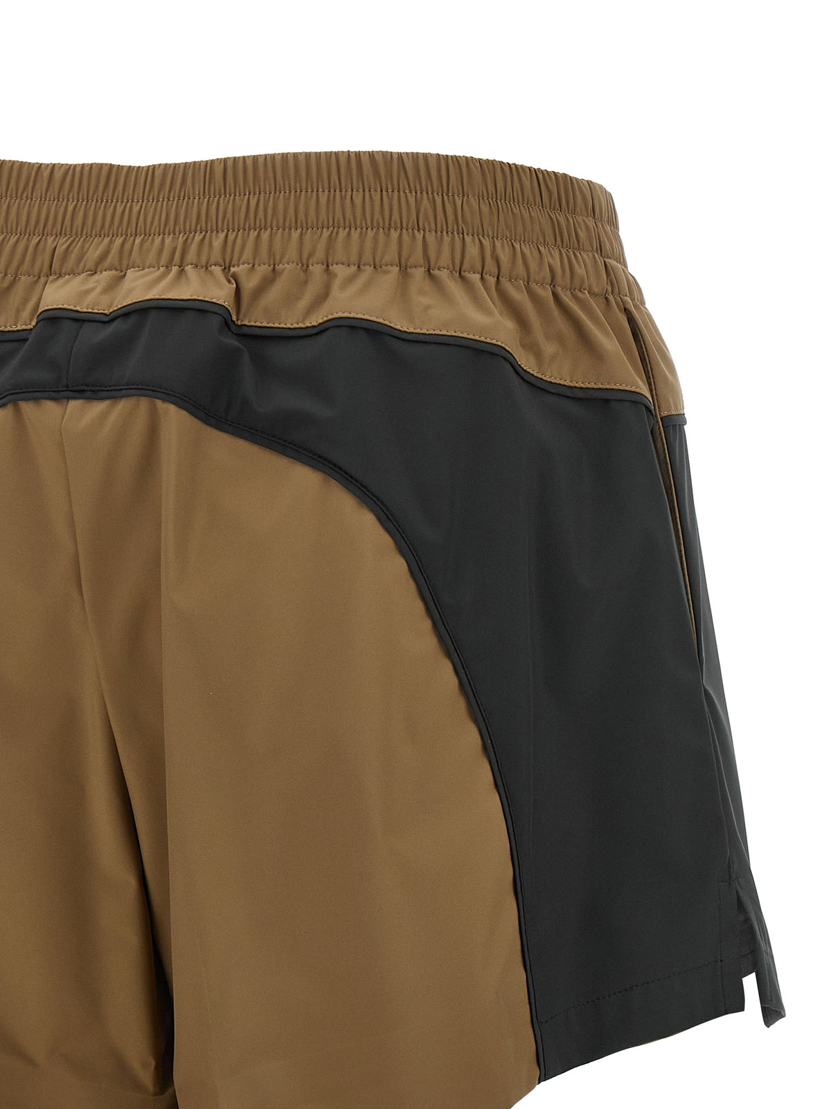 Balenciaga Braune Polyester-Bermudashorts