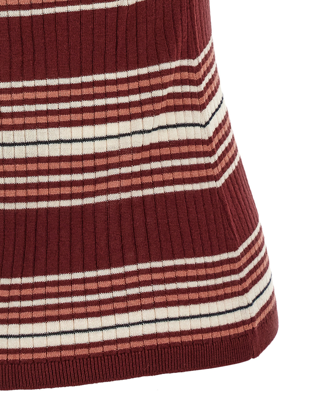 Max Mara bordeauxrotes Seiden-Polohemd