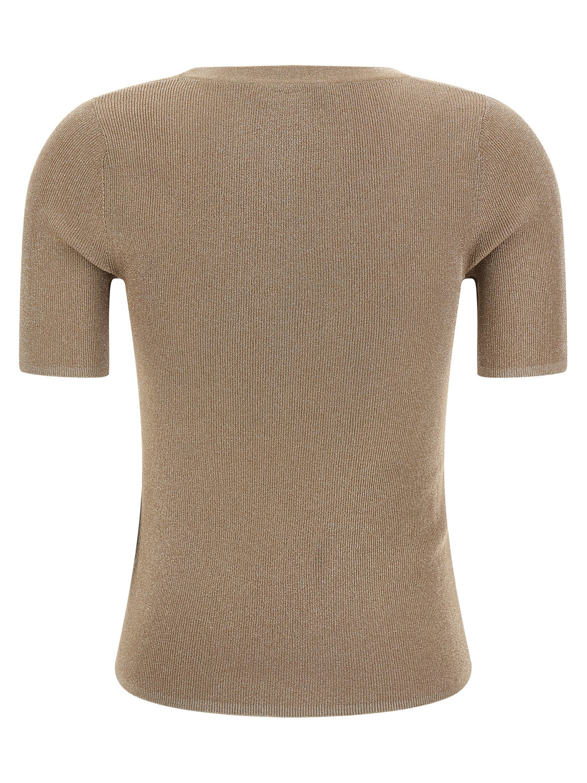 Max Mara Beiges Polyamid-T-Shirt