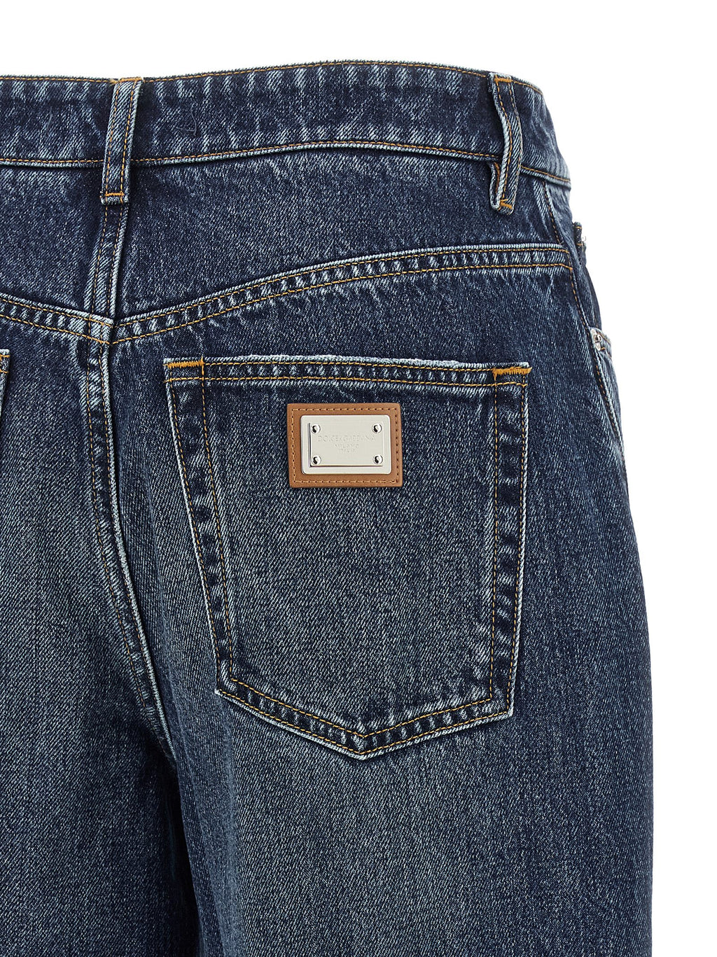 Dolce & Gabbana Blaue Baumwolljeans Denim