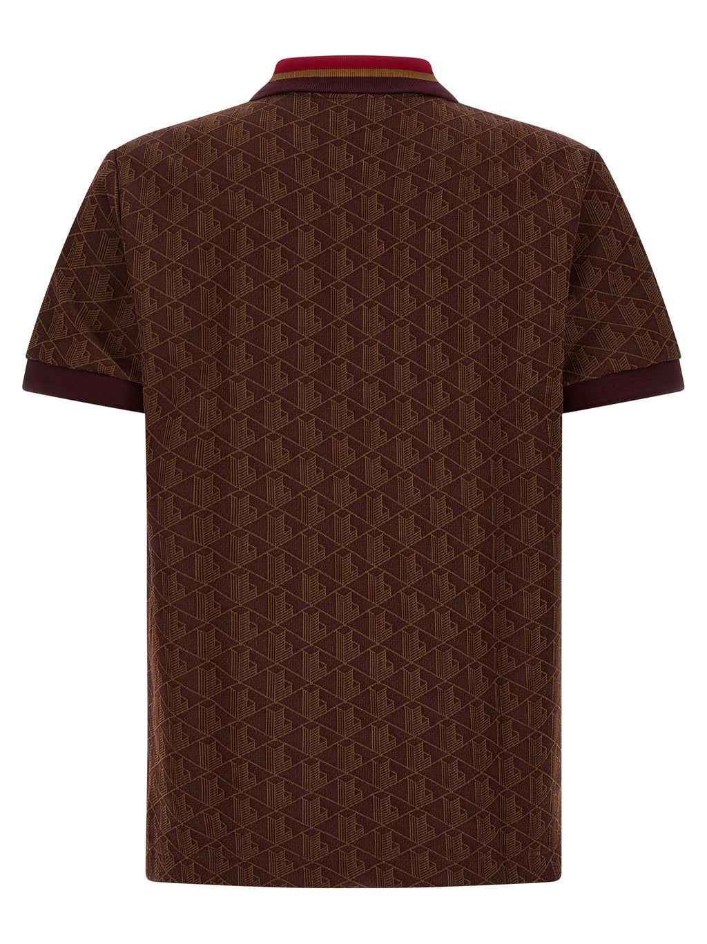 Lacoste Polo-Shirt aus braunem Polyester