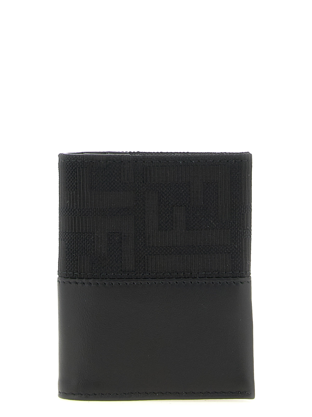 Fendi Schwarzer Polyester-Kartenhalter
