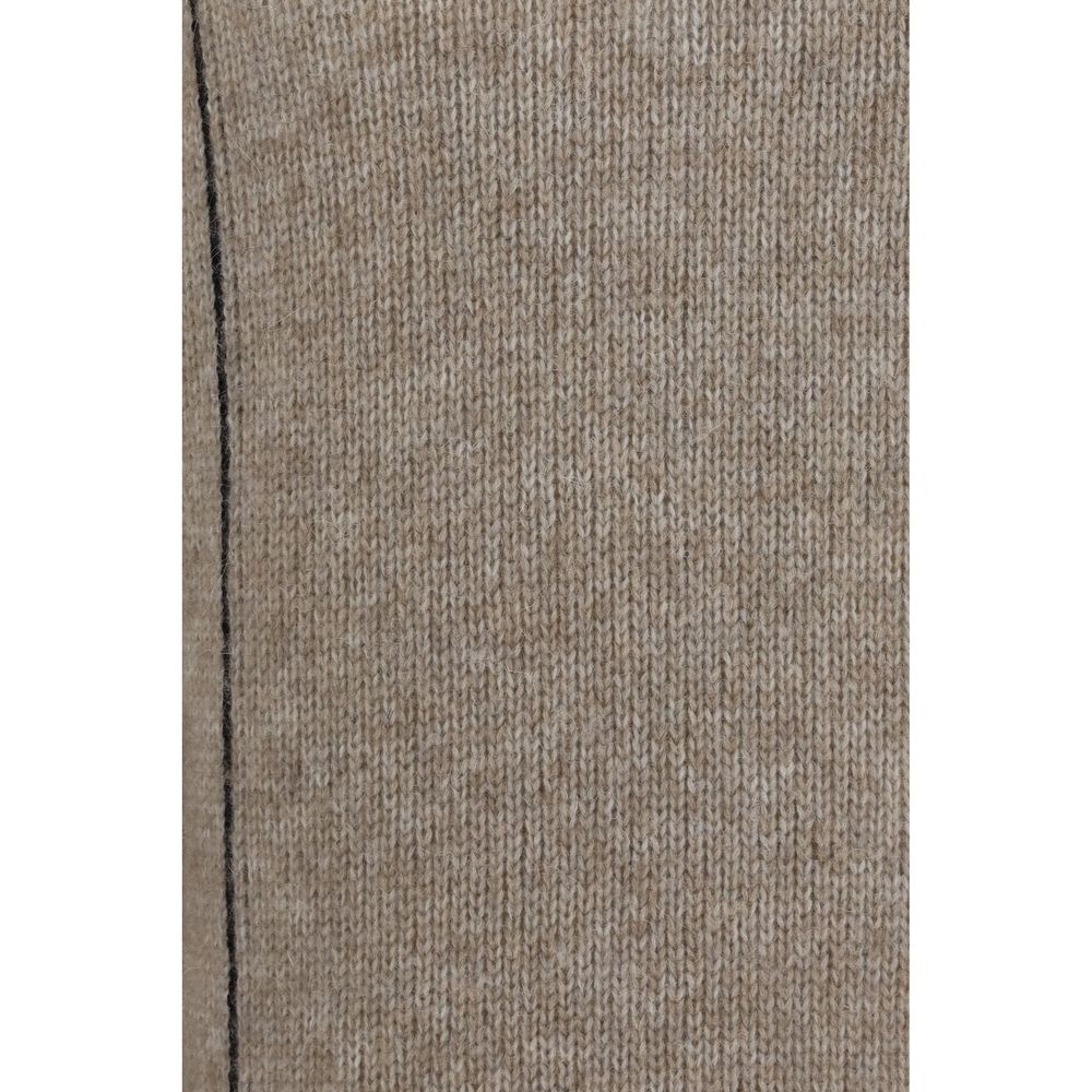 Giorgio Armani Beiges Alpaka-Vicuña-Paco-Sweatshirt
