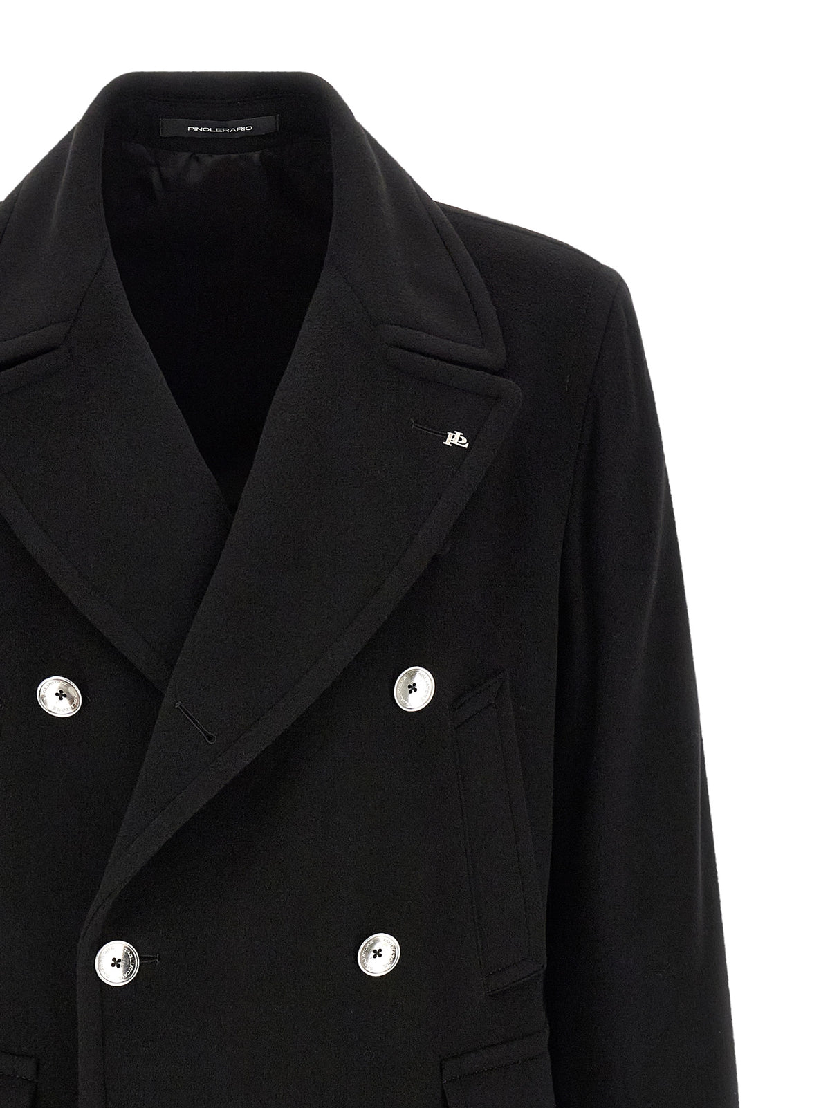 Tagliatore Black Cashmere Coat