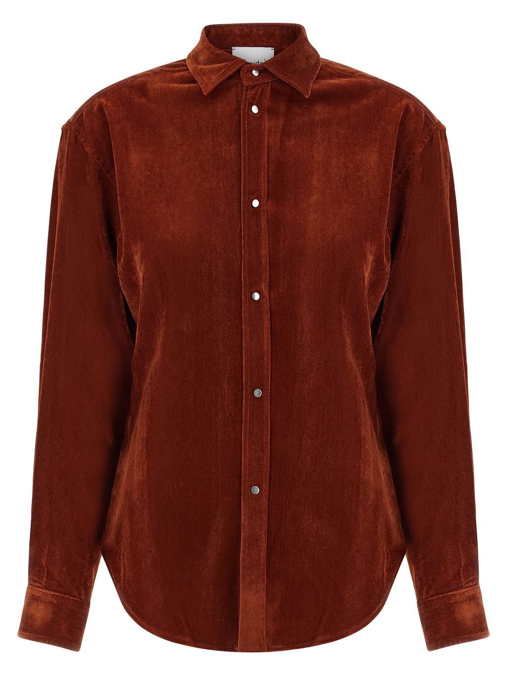 NUDE Red Viscose Blouse