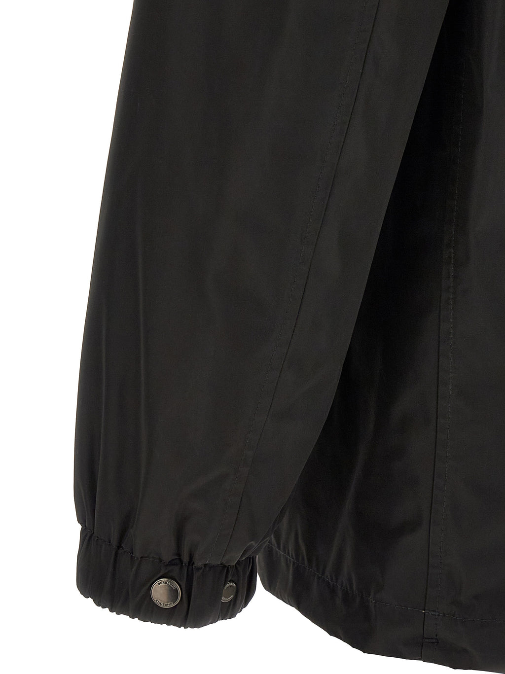 Burberry schwarzer Polyestermantel
