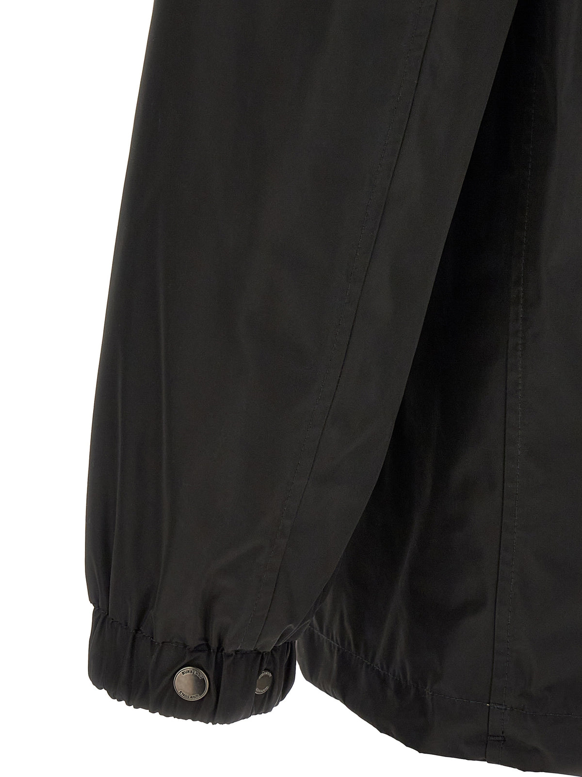 Burberry schwarzer Polyestermantel