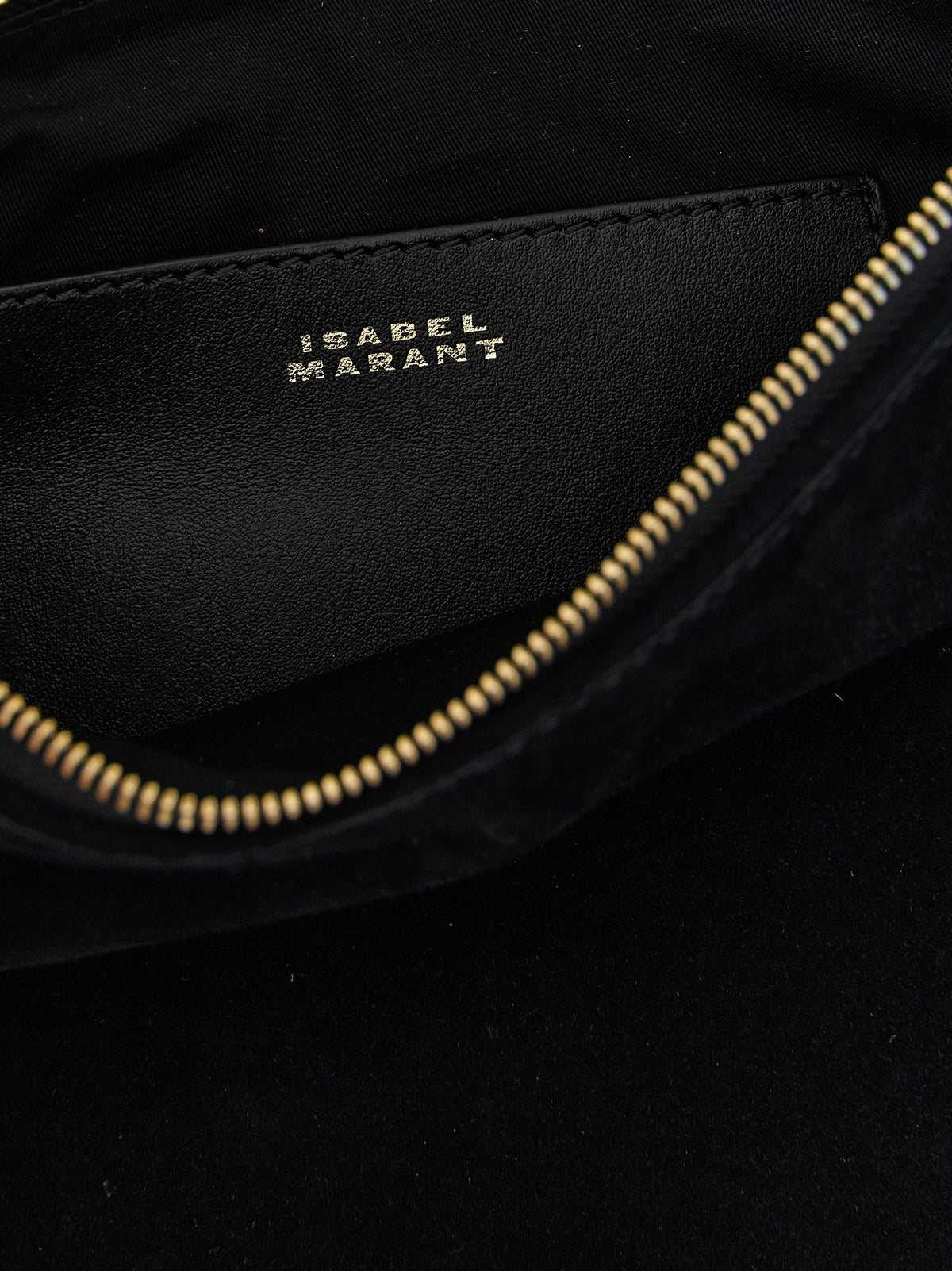 Isabel Marant Handtasche aus schwarzem Kalbsleder