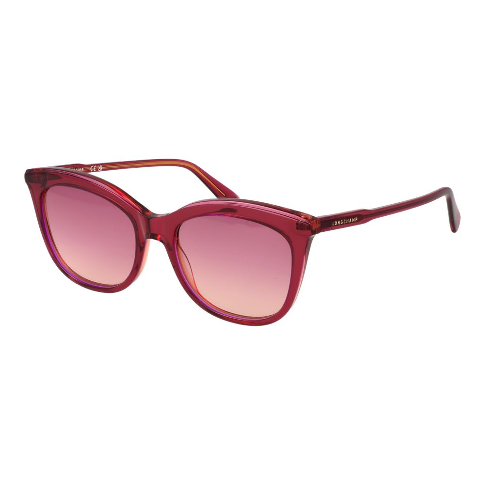 Longchamp Pinke Azetat-Sonnenbrille