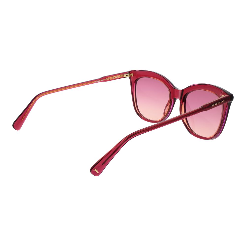 Longchamp Pinke Azetat-Sonnenbrille