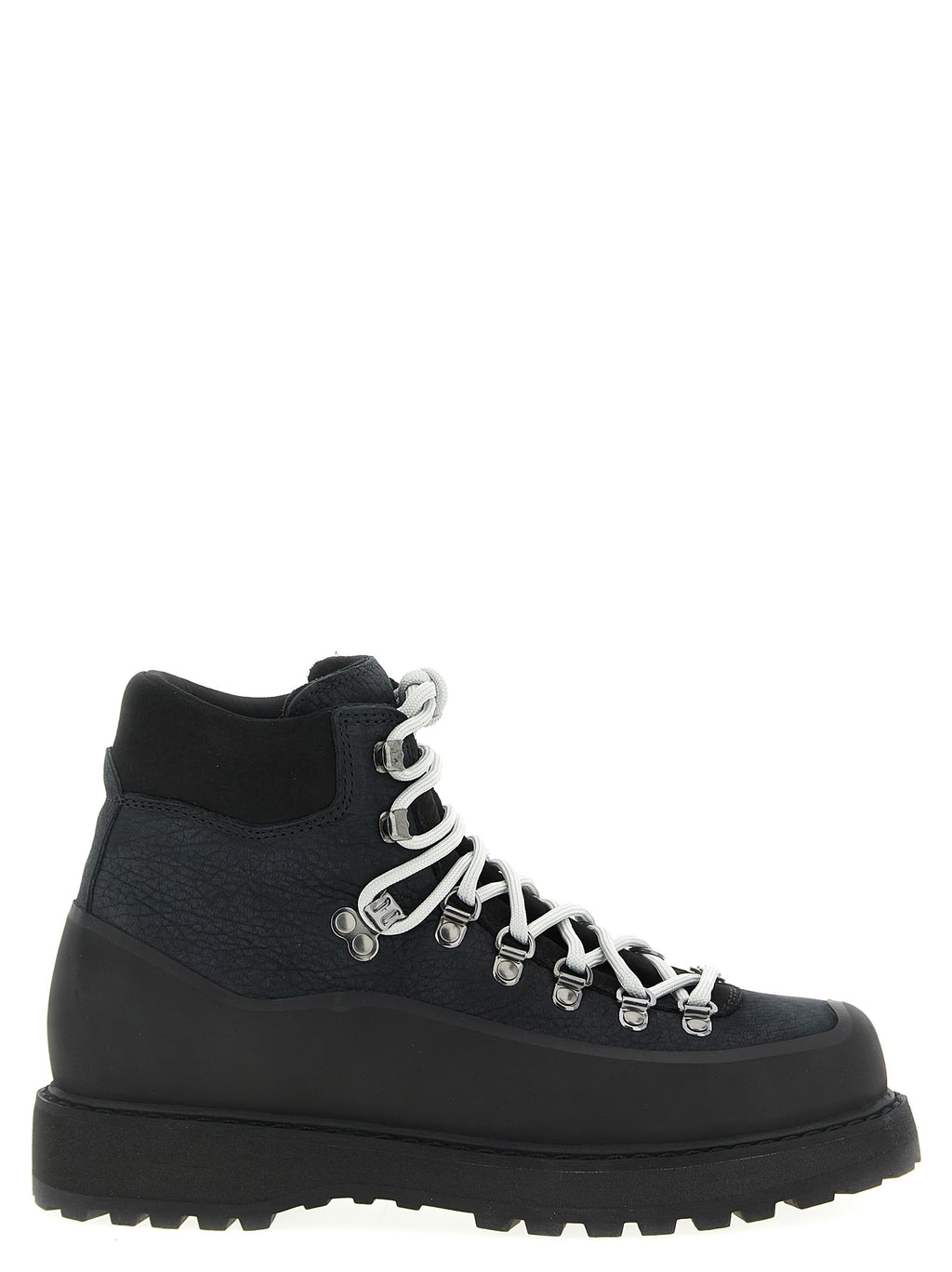 Diemme Stiefeletten aus schwarzem Rindsleder