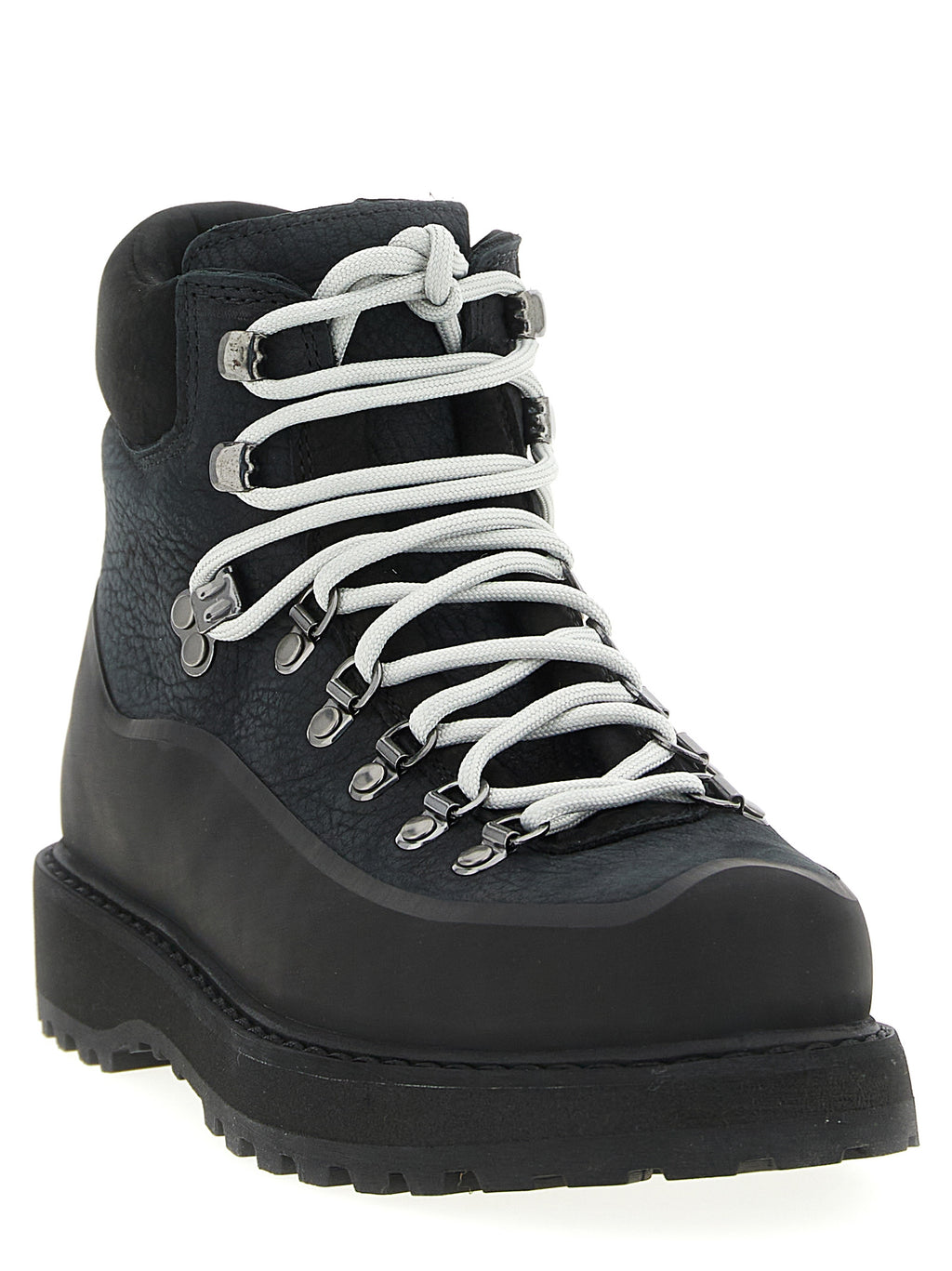 Diemme Stiefeletten aus schwarzem Rindsleder