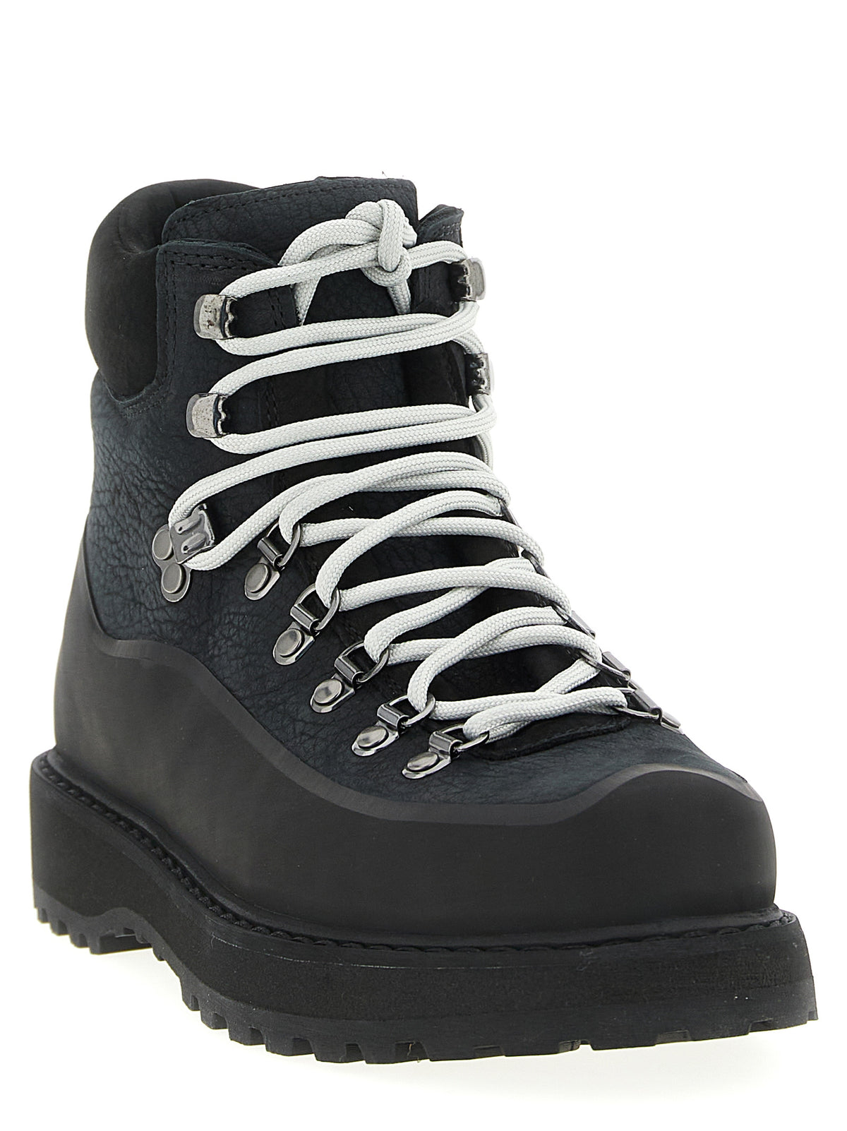 Diemme Stiefeletten aus schwarzem Rindsleder