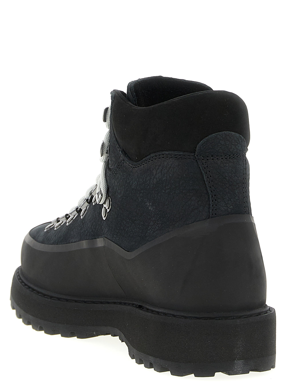 Diemme Stiefeletten aus schwarzem Rindsleder