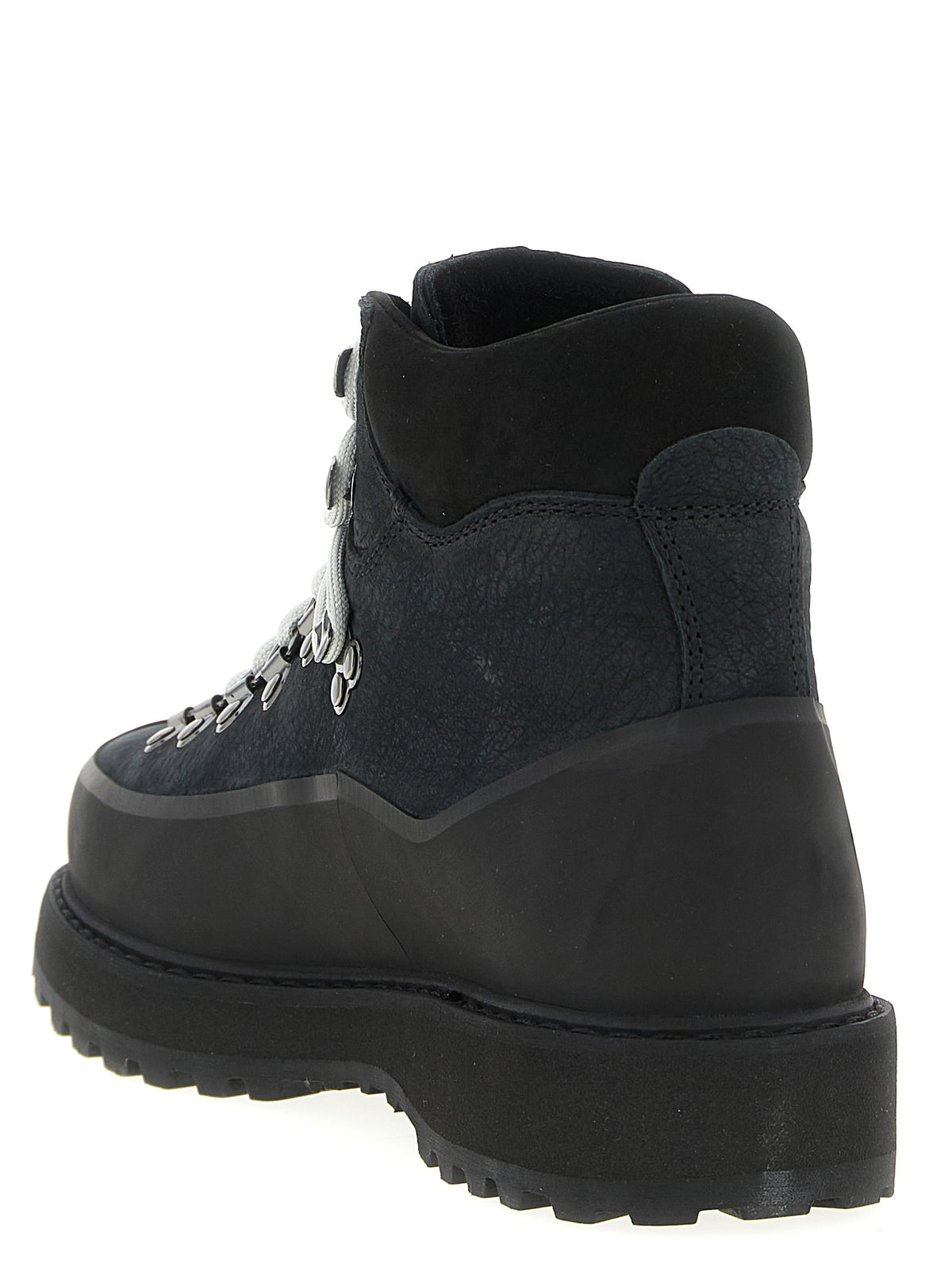 Diemme Stiefeletten aus schwarzem Rindsleder