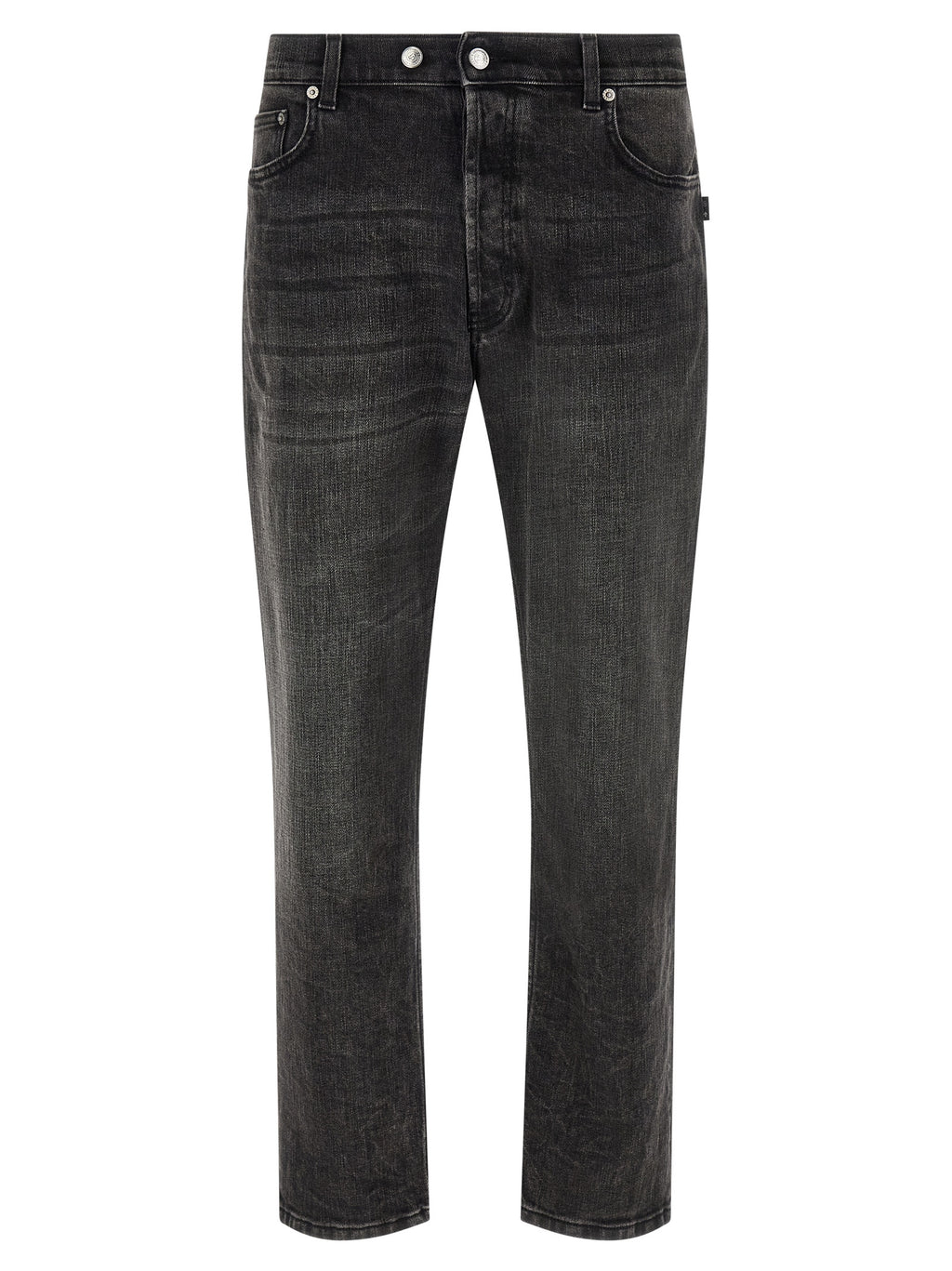 Department 5 Schwarze Cropped Jeans aus Baumwolle