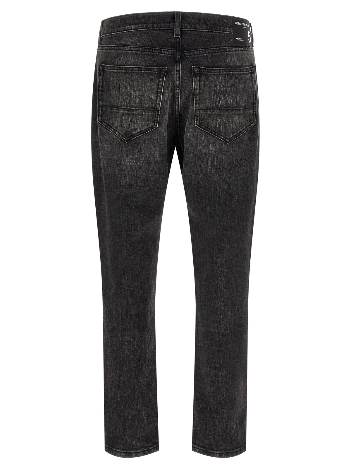 Department 5 Schwarze Cropped Jeans aus Baumwolle
