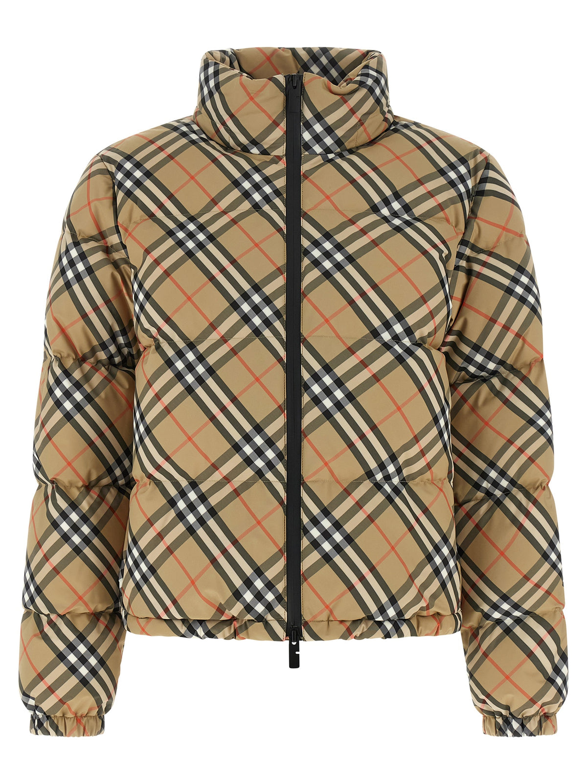 Burberry Beige Polyester-Mantel in voller Länge