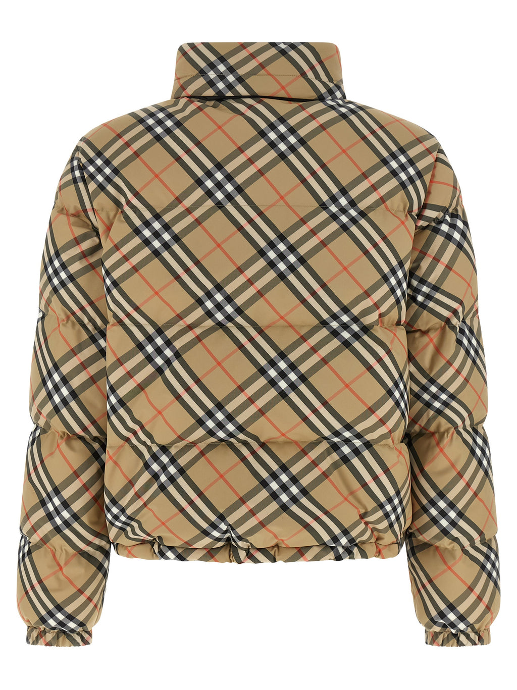 Burberry Beige Polyester-Mantel in voller Länge