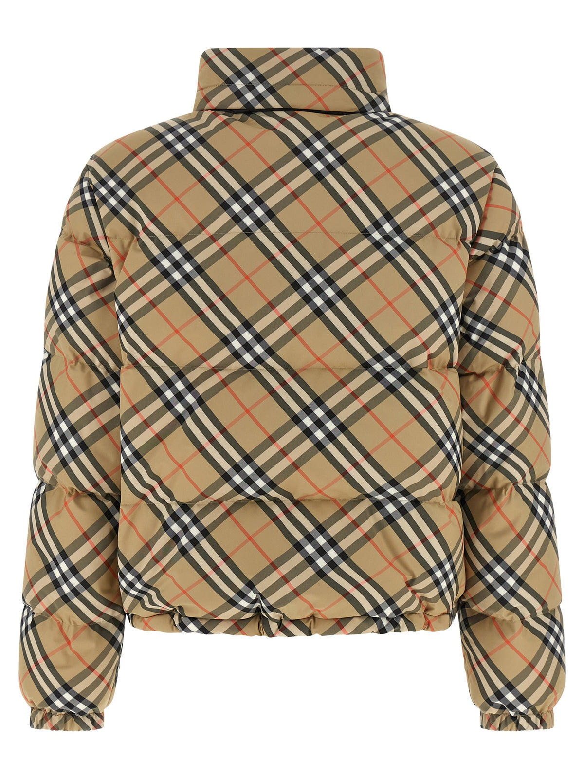 Burberry Beige Polyester-Mantel in voller Länge