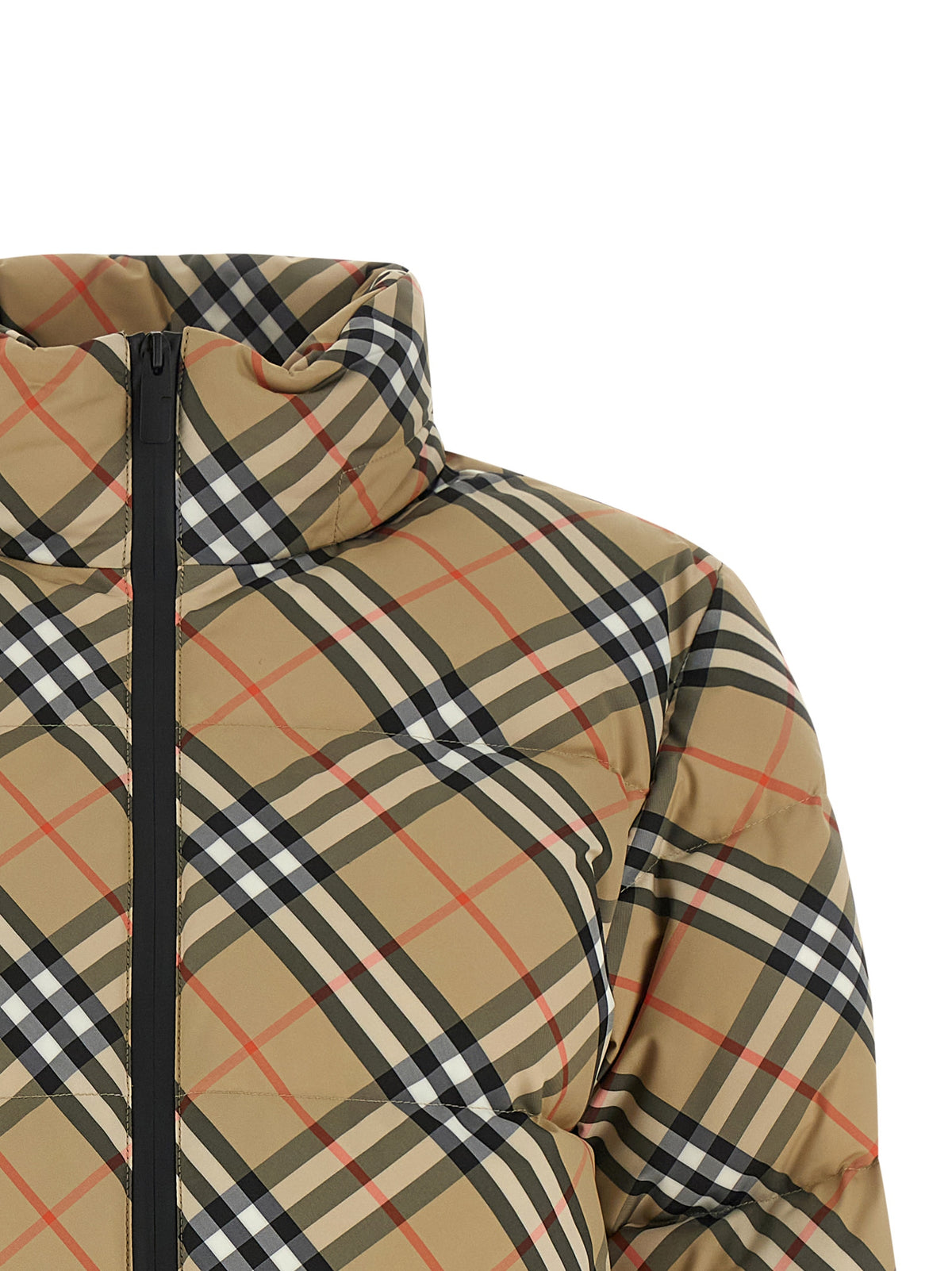 Burberry Beige Polyester-Mantel in voller Länge