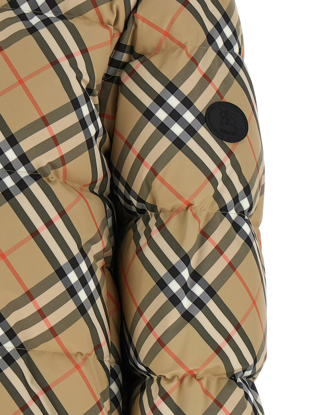 Burberry Beige Polyester-Mantel in voller Länge
