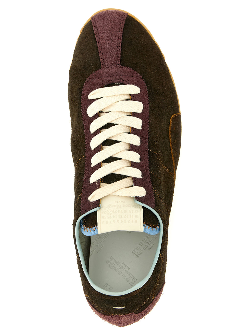 Maison Margiela Braune Sportschuhe aus Kalbsleder