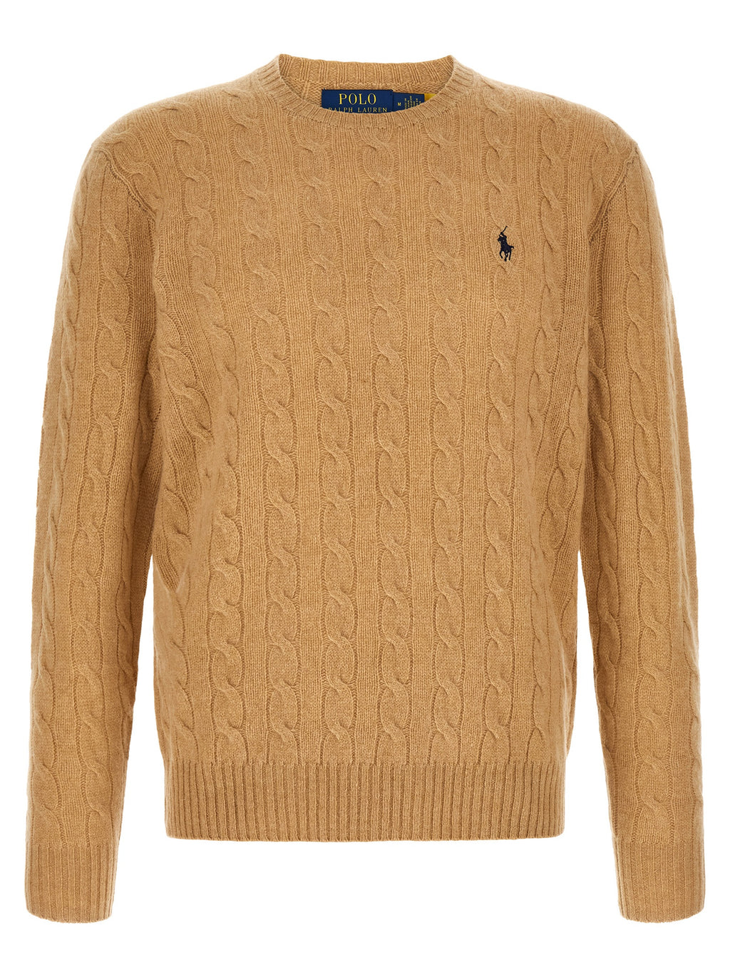 Polo Ralph Lauren Beige Strickjacke aus Wolle