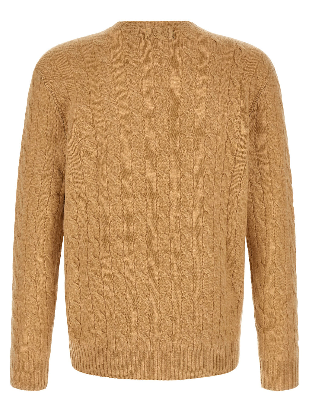 Polo Ralph Lauren Beige Strickjacke aus Wolle