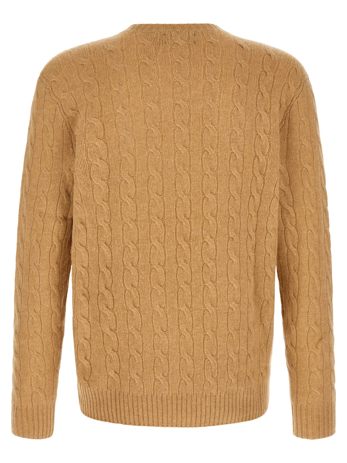 Polo Ralph Lauren Beige Strickjacke aus Wolle