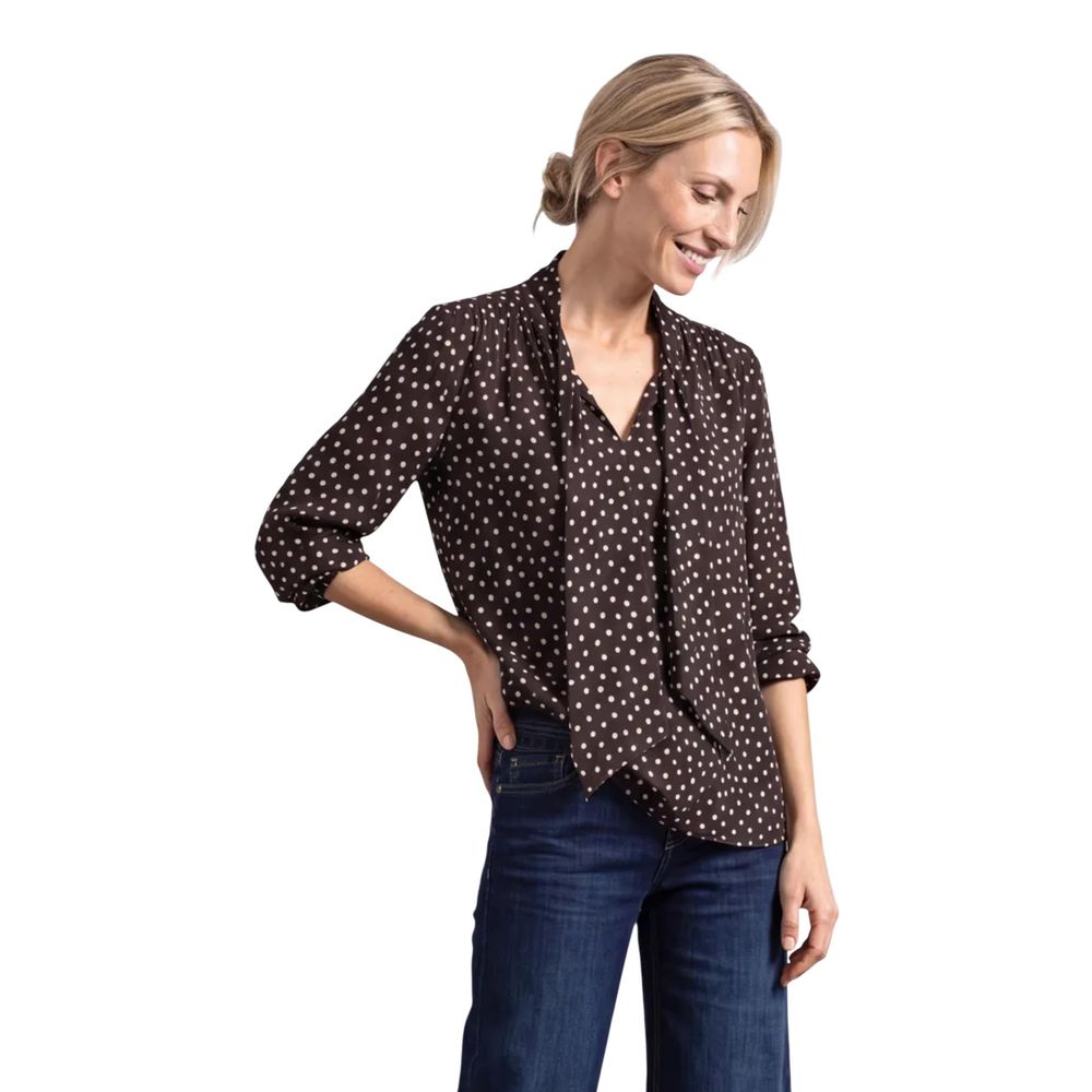 Street One Braune Viskosebluse