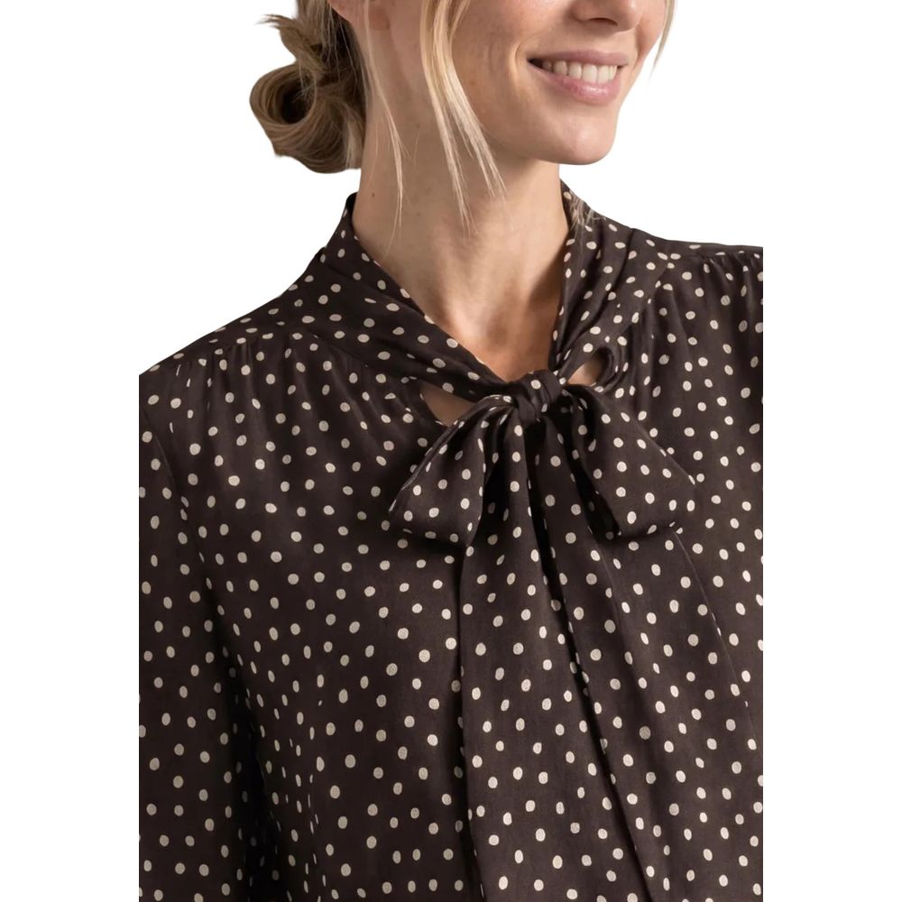 Street One Braune Viskosebluse