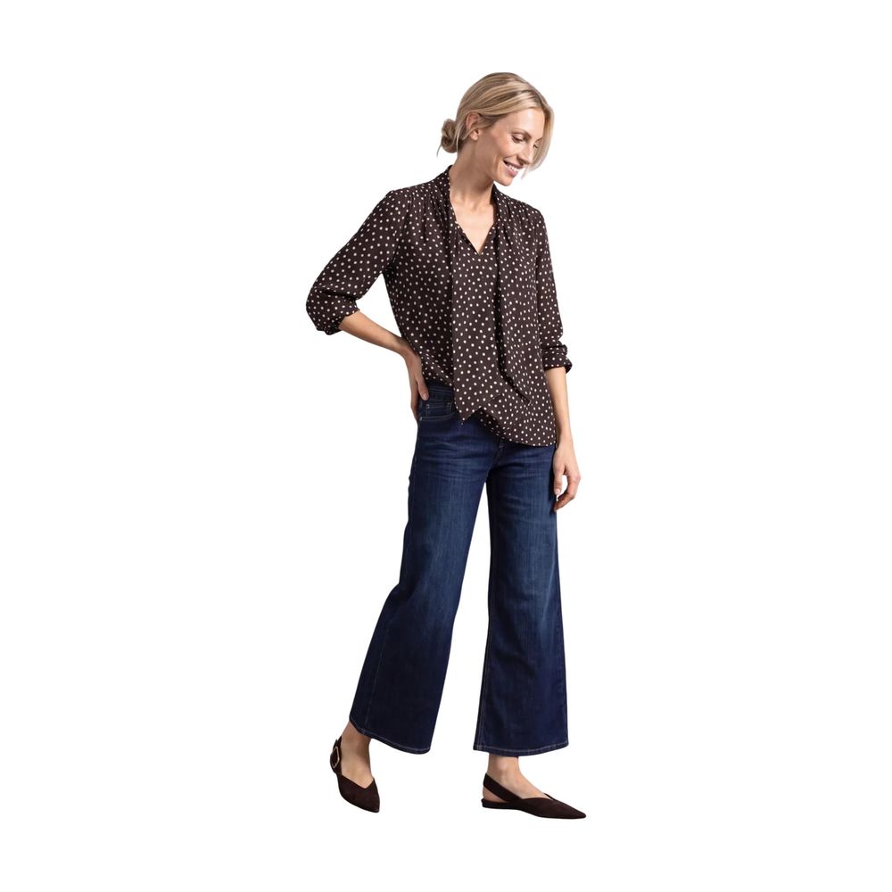 Street One Braune Viskosebluse
