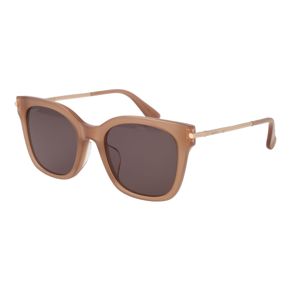 Max Mara Sonnenbrille aus beigefarbenem Acetat