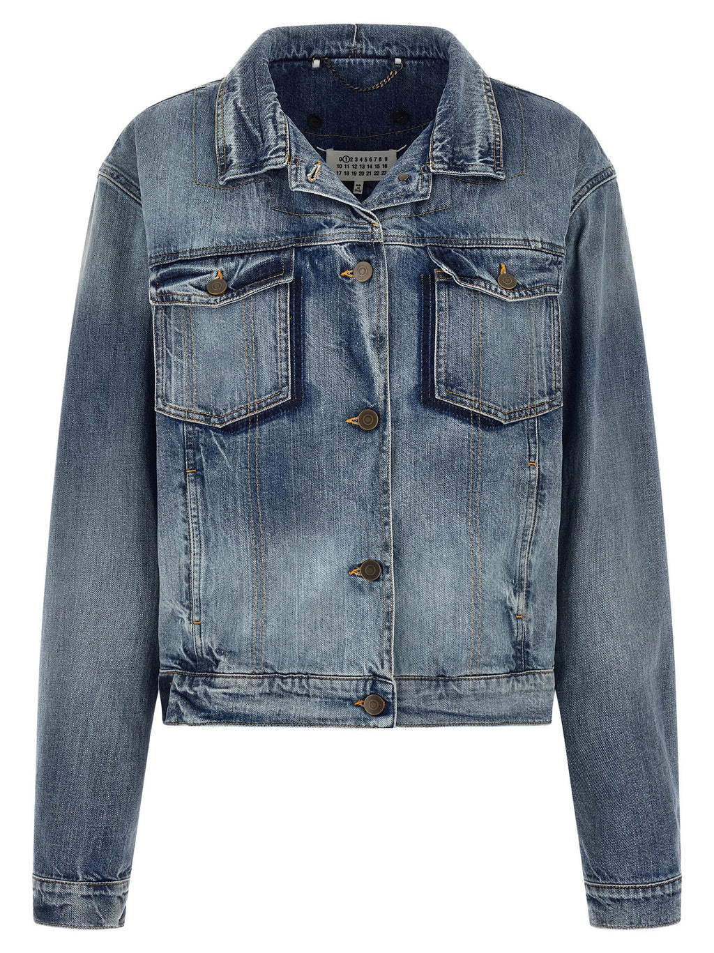 Maison Margiela Jeansjacke aus blauem Baumwolldenim