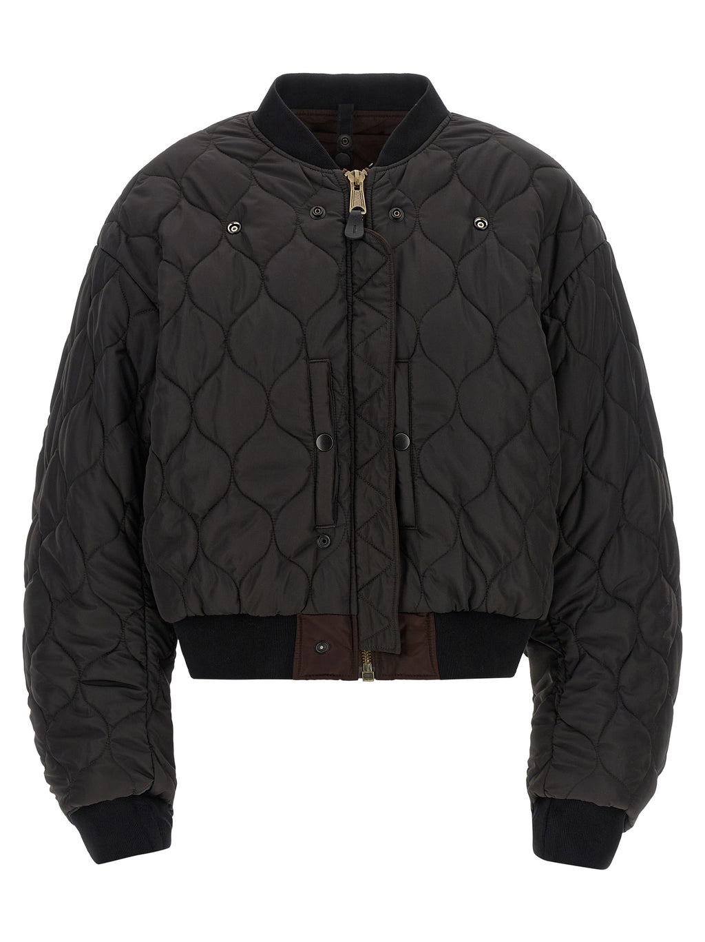 Maison Margiela Bomber aus braunem Polyamid