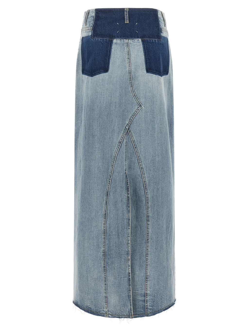 Maison Margiela Minirock aus blauer Baumwolle
