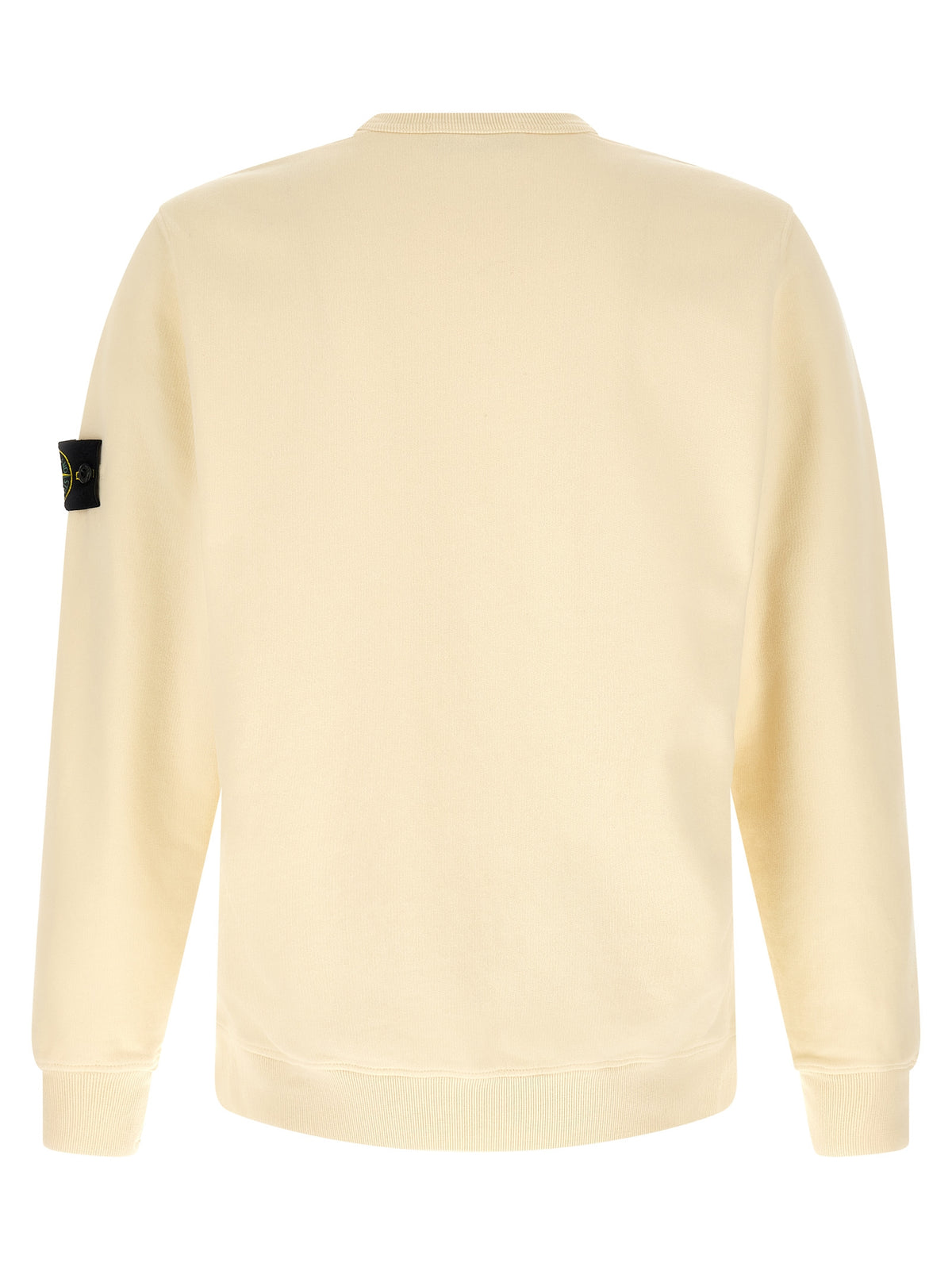 Stone Island Weißes Baumwoll-Sweatshirt