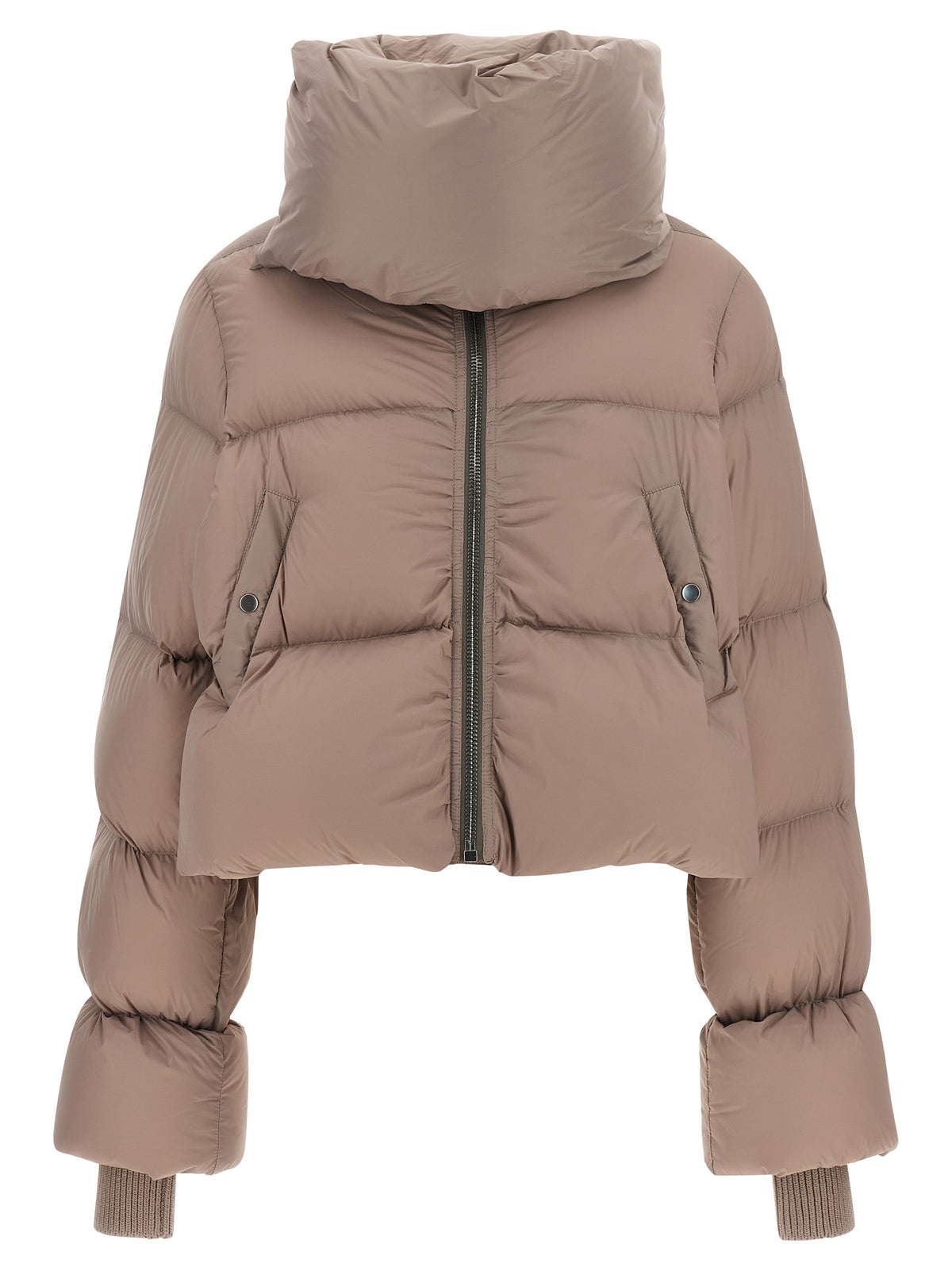 Rick Owens Mehrfarbige Nylonjacke, knöchellang