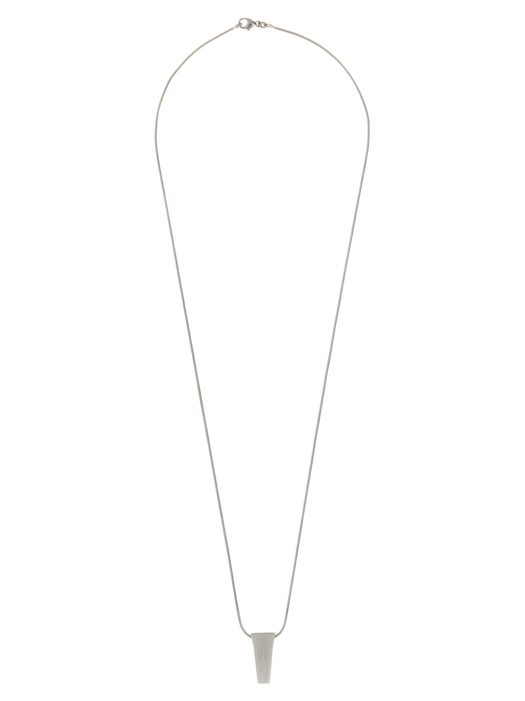 Rick Owens Halskette aus silbernem Messing