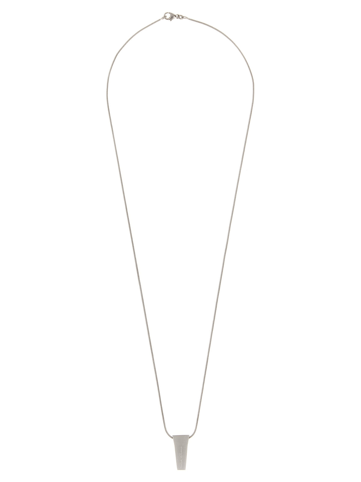 Rick Owens Halskette aus silbernem Messing