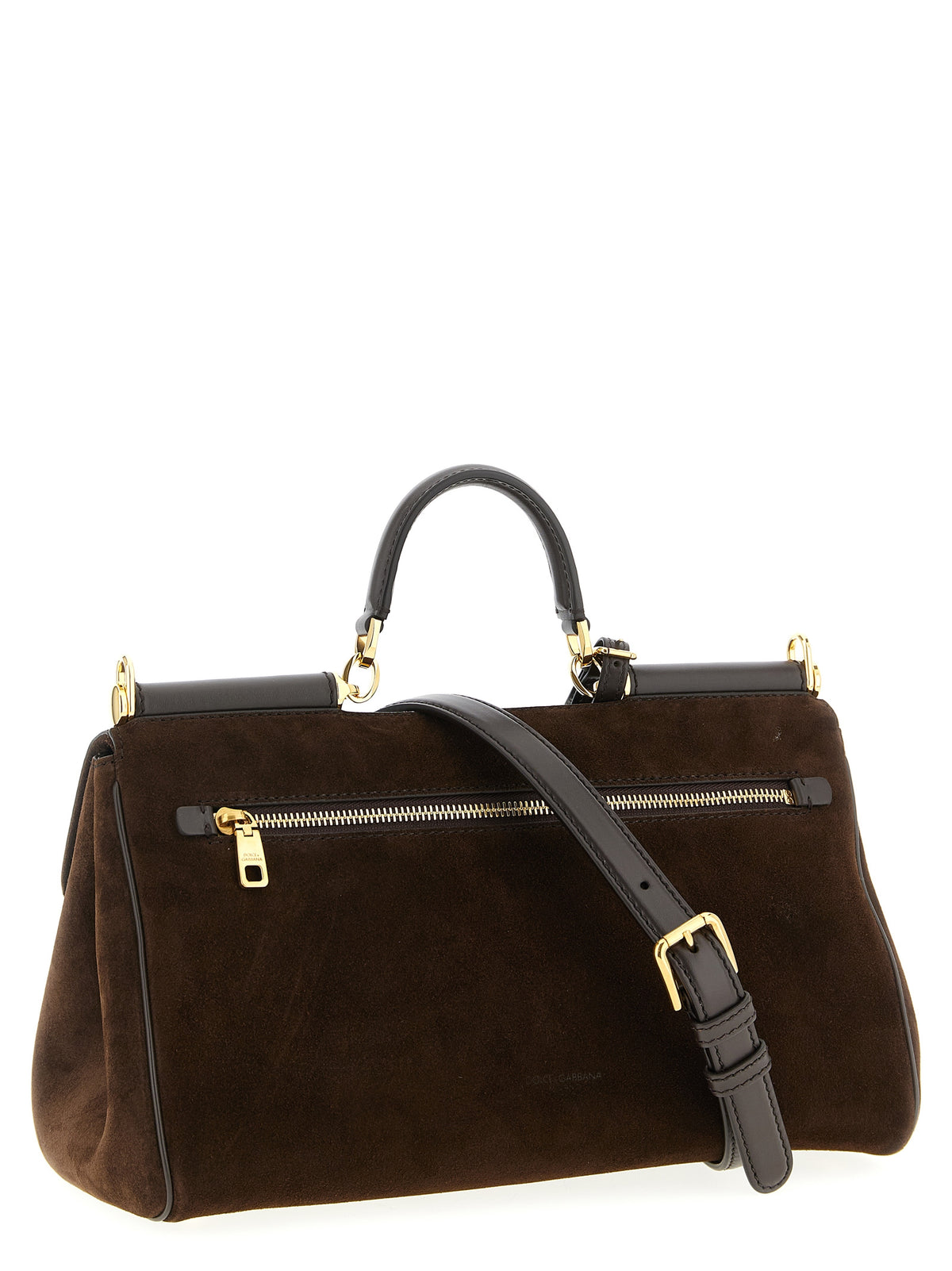 Dolce & Gabbana Handtasche aus braunem Kalbsleder
