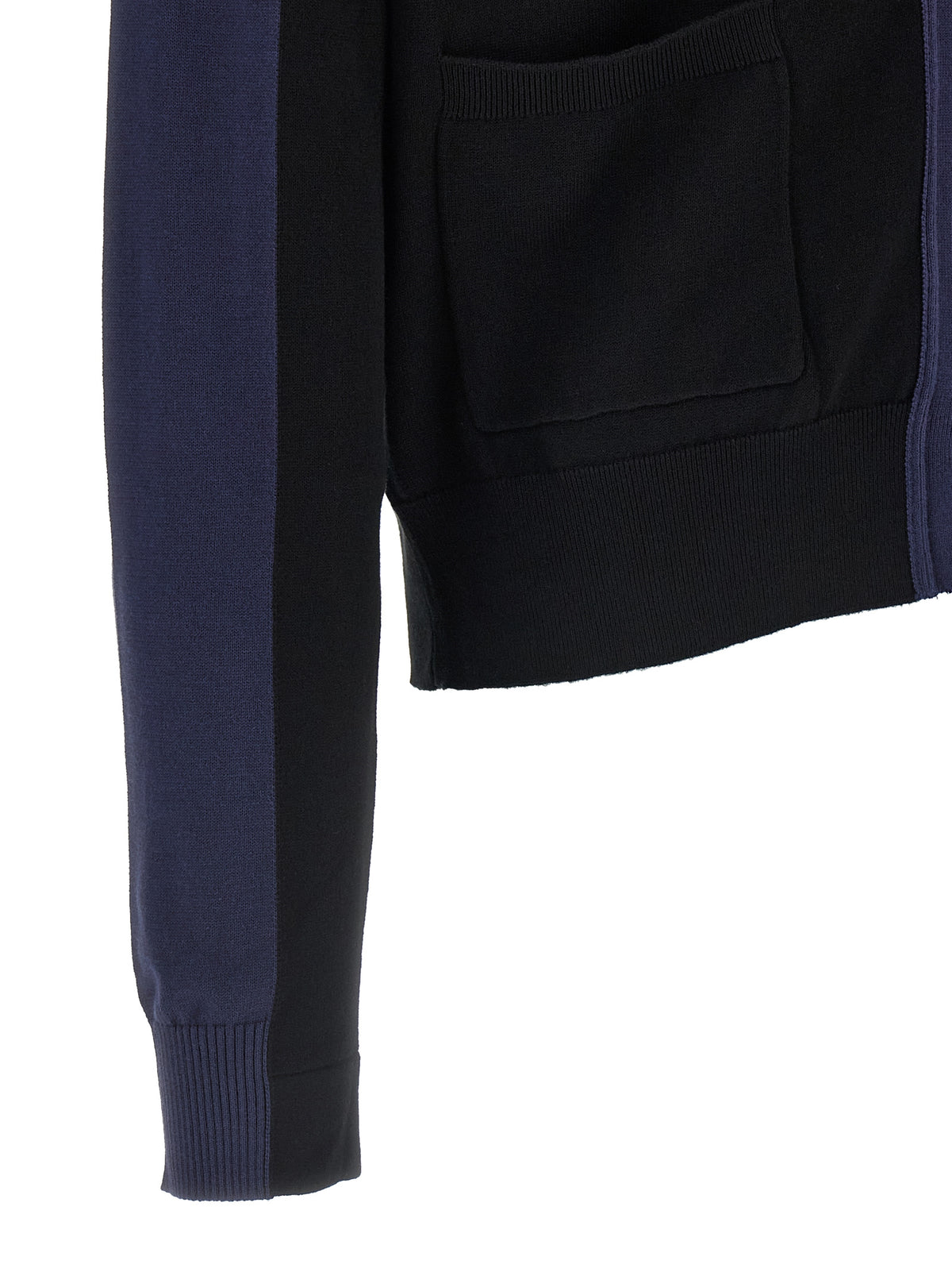 Kiko Kostadinov Blaue Baumwollstrickjacke