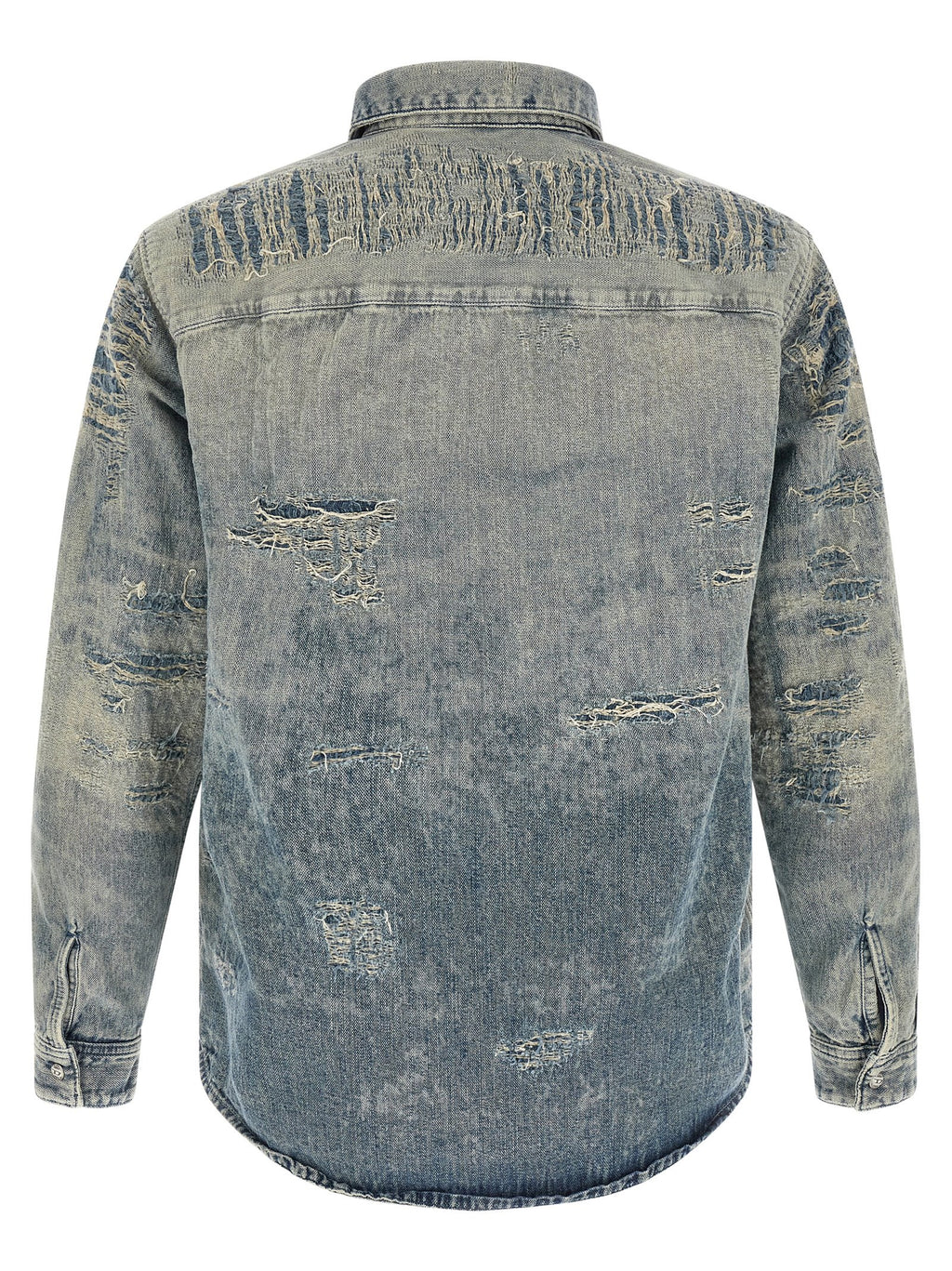 Diesel Blaue Baumwollbluse
